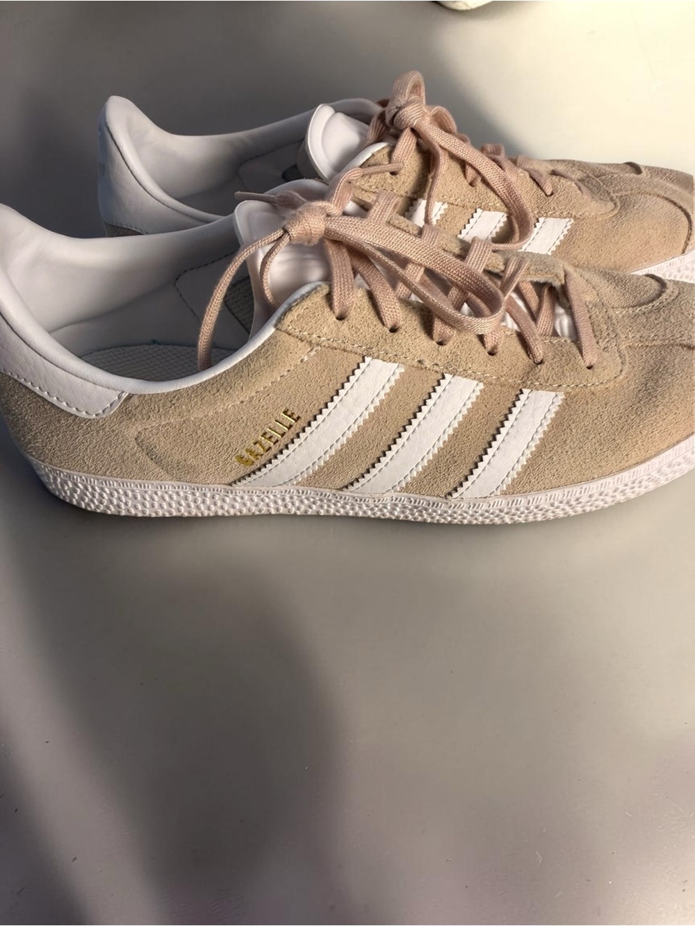 adidas | Gazelle Beige Suede Sneakers | Sz 8.5-9 (see comments)